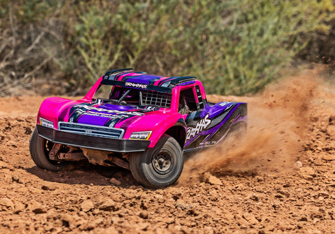 (IN-STORE PICKUP ONLY) MINI SLASH 4X4 PINK/PURPLE (BATTERY & CHARGER INCLUDED)